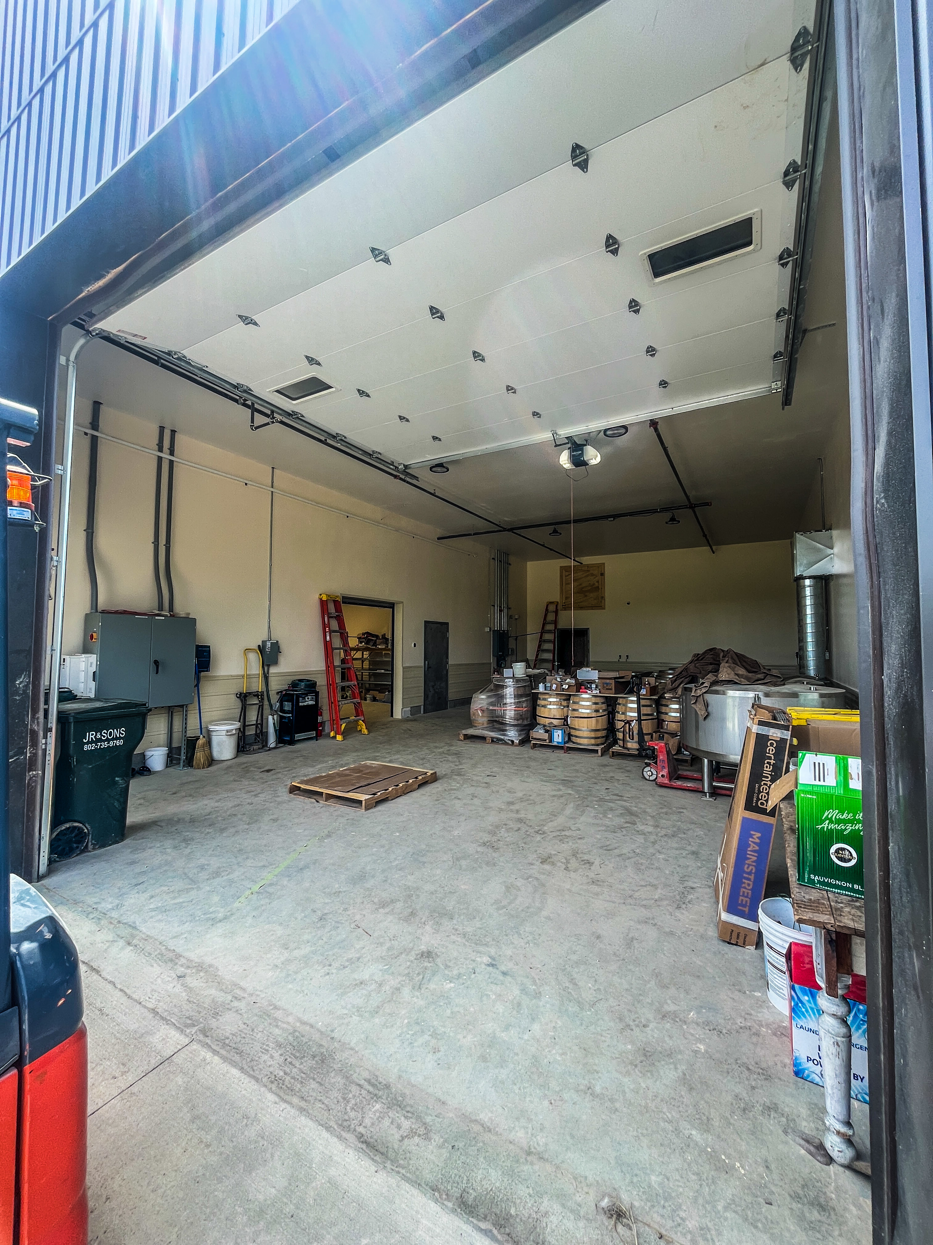 A look inside the Champlain Valley Grain Center, filled with equipment for processing locally grown organic grains