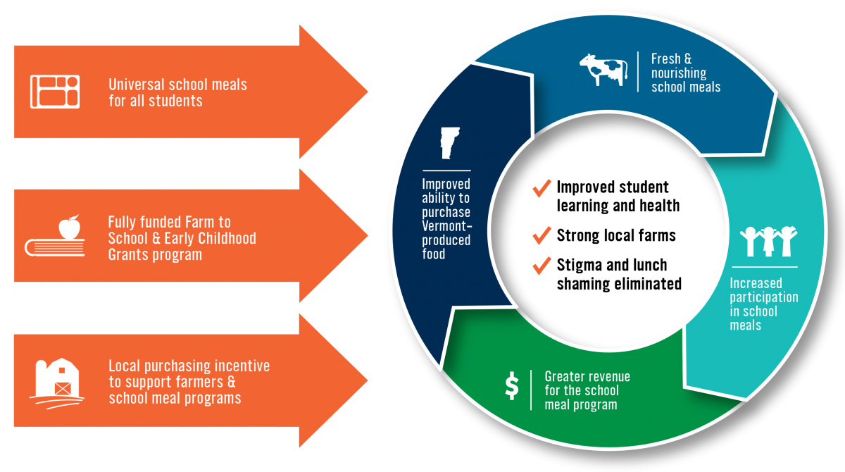 Virtuous cycle infographic