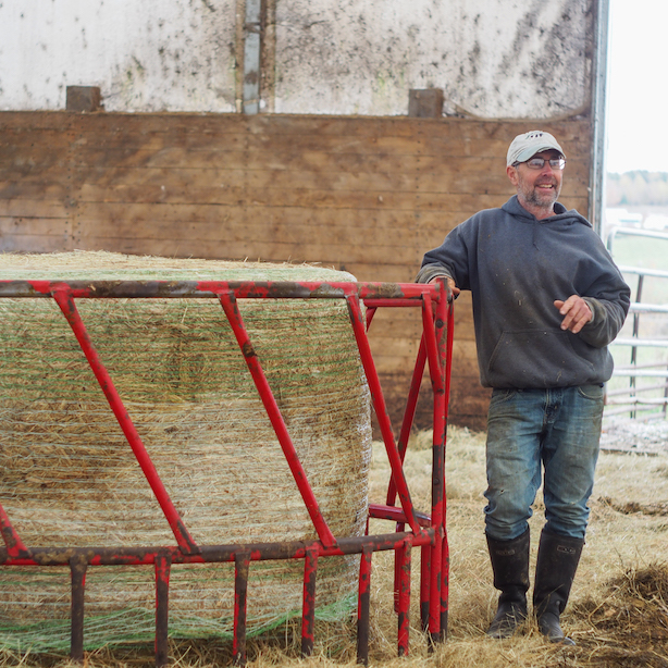 Guy Choiniere on Choiniere Family Farm in Highgate, Vermont