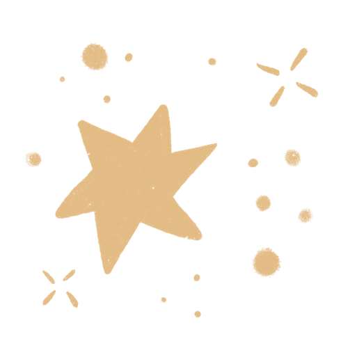 drawing of stars