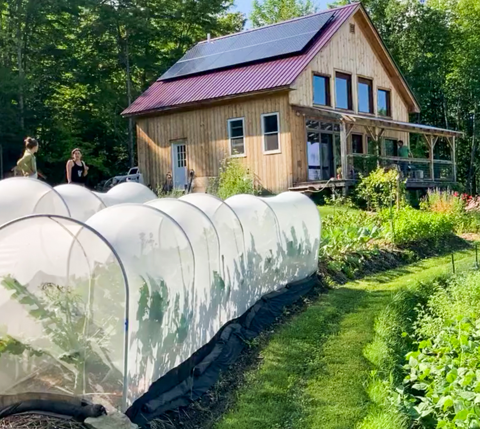 The home of Liz and her partner on Hawthorne Meadow Farmstead