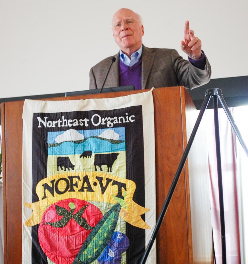 Senator Leahy at NOFA-VT's Winter Conference