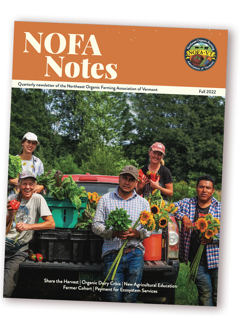 Cover of the fall 2022 NOFA Notes