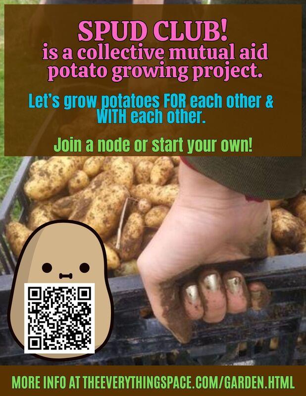 Spud Club flyer