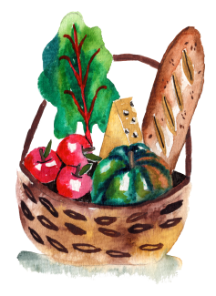 Basket of food