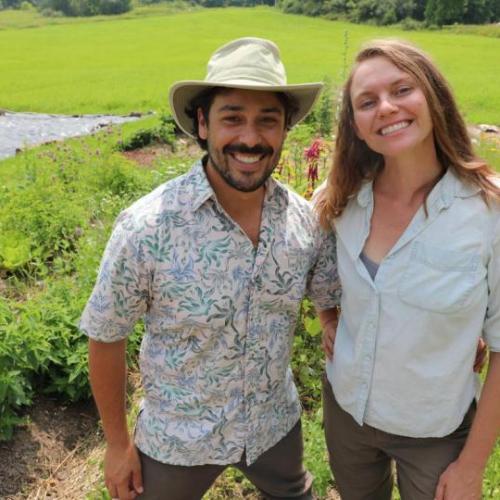 Farmers in field
