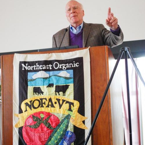 Senator Leahy at NOFA-VT Winter Conference