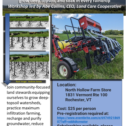VT Ripsower flyer North Hollow Farm Rochester Vermont August 31 2023