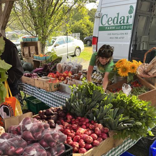 cedar circle at norwich farmers market