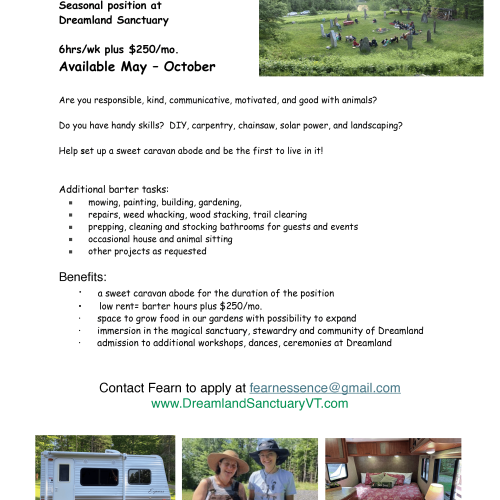 Internship poster and info