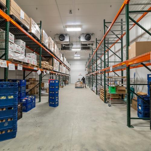 CAE Food Hub cold and frozen storage available