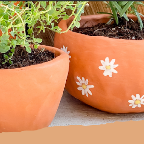 Terracotta Pinch Pots