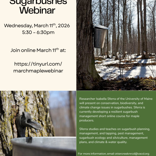 Flier for Biodiversity Management in Sugarbushes