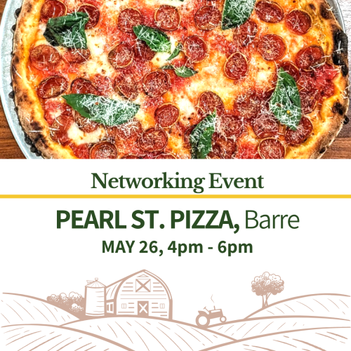 Networking Event Pearl Street Pizza May 26 4-6pm