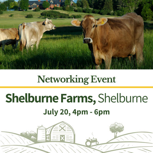 Networking Event: Shelburne Farms july 20 4-6pm