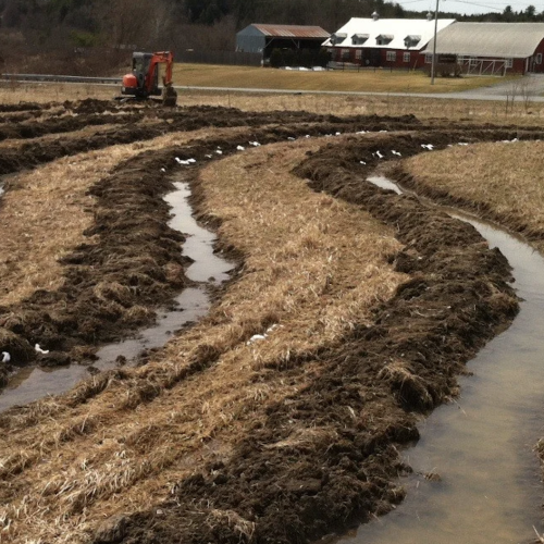 Earthworks in process