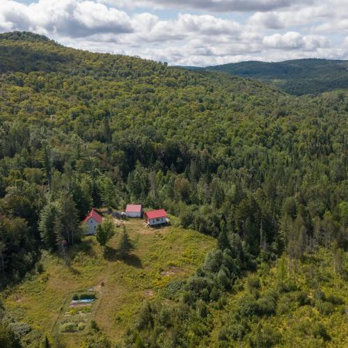 20 acres with garden and views