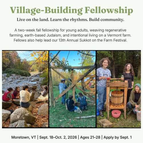 Flyer for Village Building Fellowship