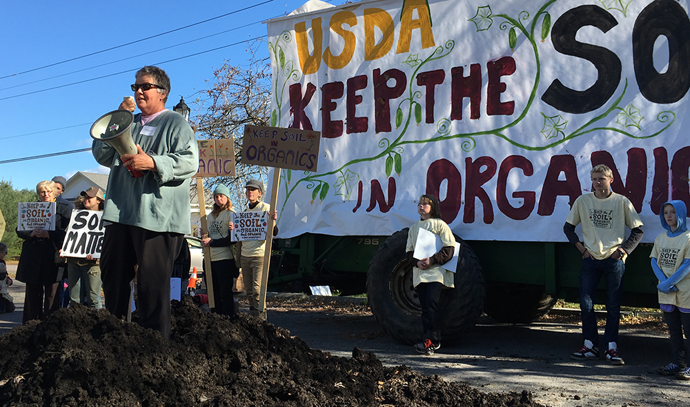 Enid Wonnacott speaks about keeping soil in organic